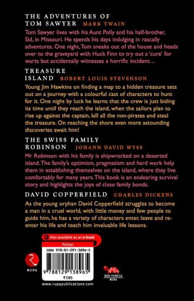 Junior Classic - Book-12 (The Adventures of Tom Sawyer Treasure Island The Swiss Family Robinson David Copperfield) (Junior Classics)