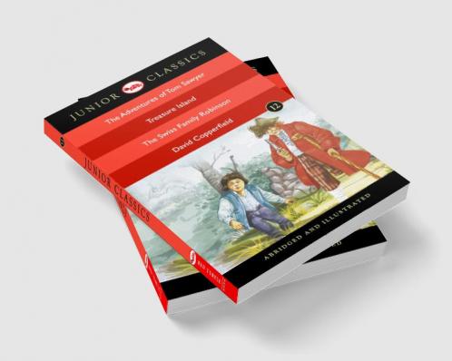Junior Classic - Book-12 (The Adventures of Tom Sawyer Treasure Island The Swiss Family Robinson David Copperfield) (Junior Classics)