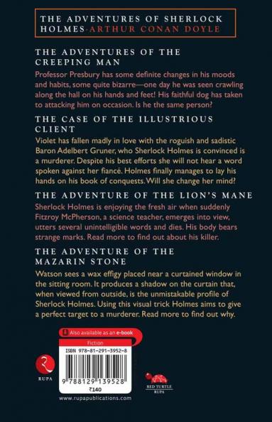 Junior Classic - Book 18 (The Adventure of the Creeping Man The Adventure of the Illustrious Client The Adventure of the Lion's Mane The Adventure of the Mazarin Stone) (Junior Classics)