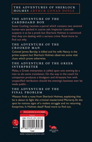 Junior Classic - Book 19 (The Adventure of the Cardboard Box The Adventure of the Crooked Man The Adventure of the Greek Interpreter The Adventure of the Final Problem) (Junior Classics)