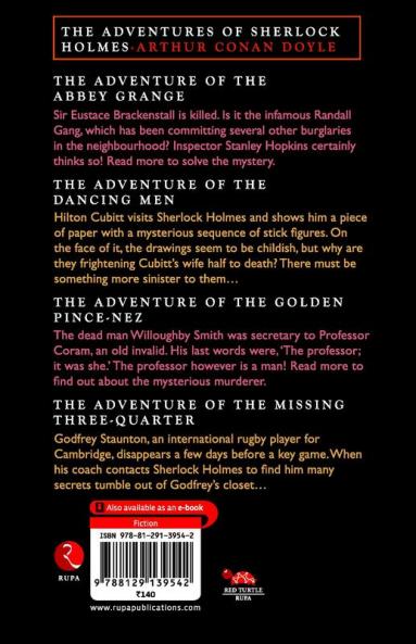 Junior Classic - Book 20 (The Adventure of the Abbey Grange The Adventure of the Dancing Men The Adventure of the Golden Pince-Nez The Adventure of the Missing Three-Quarter)