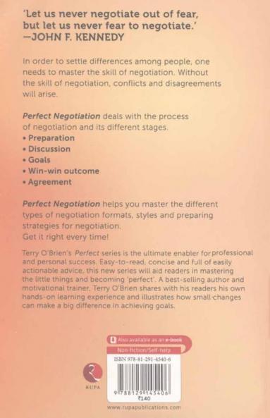 PERFECT NEGOTIATION