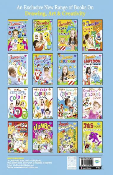 Jumbo Cartoon Colouring Book–1
