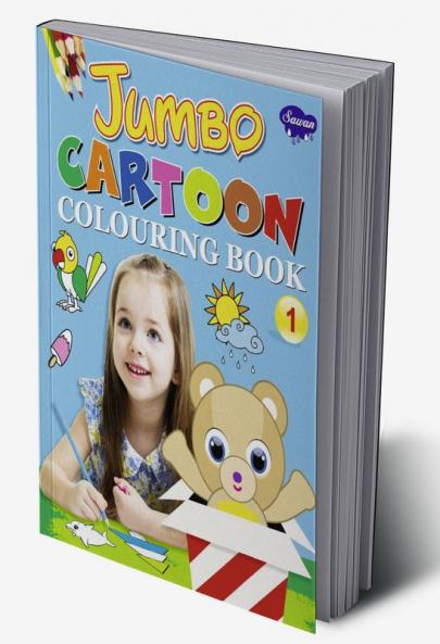 Jumbo Cartoon Colouring Book–1