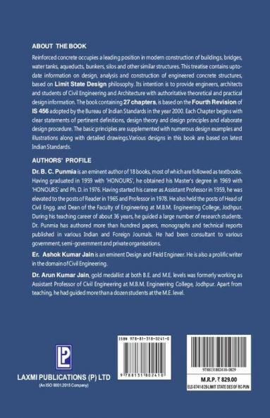 Limit State Design of Reinforced Concrete