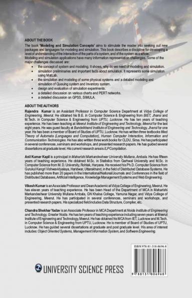 MODELING AND SIMULATION CONCEPTS