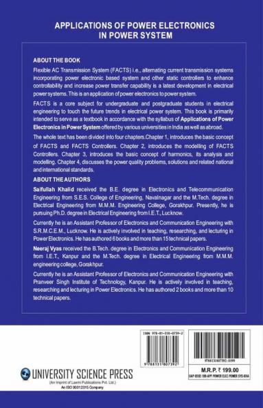 Applications of Power Electronics in Power System