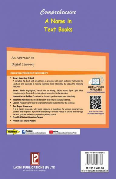 Comprehensive Mathematics-X