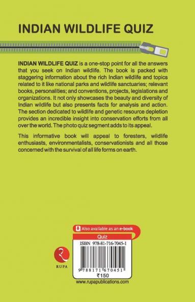 Rupa Book of Indian Wildlife Quiz