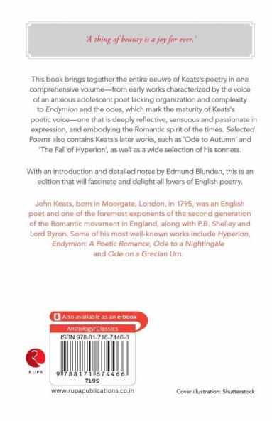 SELECTED POEMS (JOHN KEATS)