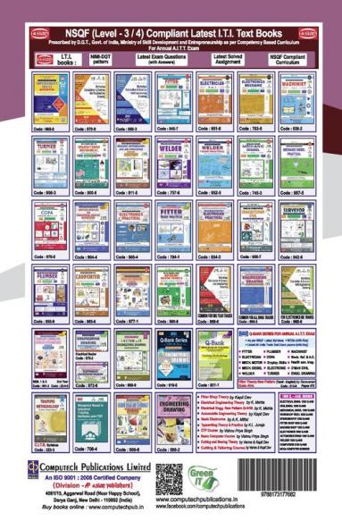 Upto-Date (Nsqf-4 Syll.) Q-Bank Electronics Mech. (Mcq Sol. Paper)