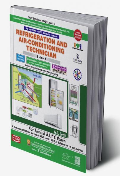 REFRIGERATION & AC 3-IN-1 TH./ASST./MODEL PAPERS (NSQF -4 SYLL.) 1ST & 2ND YR.