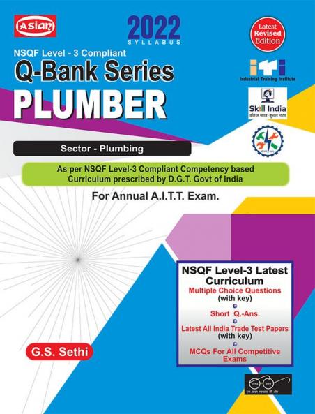 Upto-Date Q-Bank Plumber (Nsqf Syll.)