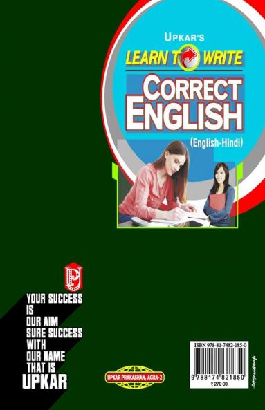 Learn to Write Correct English (Eng.-Hindi)