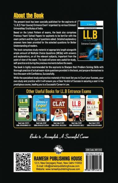 LLB Entrance Exam Guide: After 12th (5 Years Course)