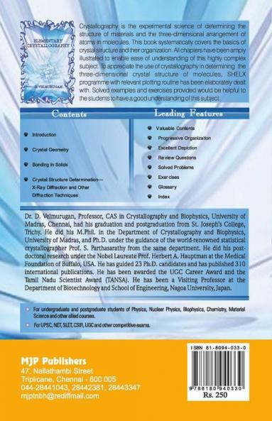 Elementary Crystallography
