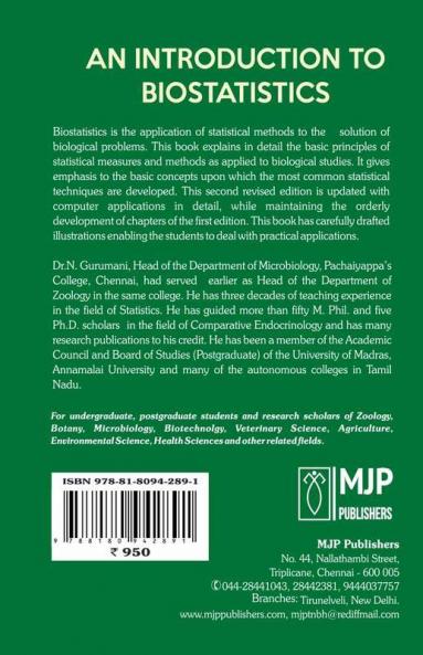 An Introduction To Biostatistics