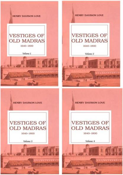 Vestiges Of Old Madras (1640-1800) Index 1913 [Leather Bound]