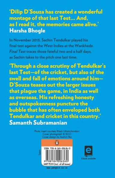 Final Test: Exit Sachin Tendulkar-Bpb
