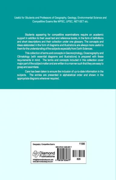 Terms and Concepts in Geomorphology Oceanography and Climatology