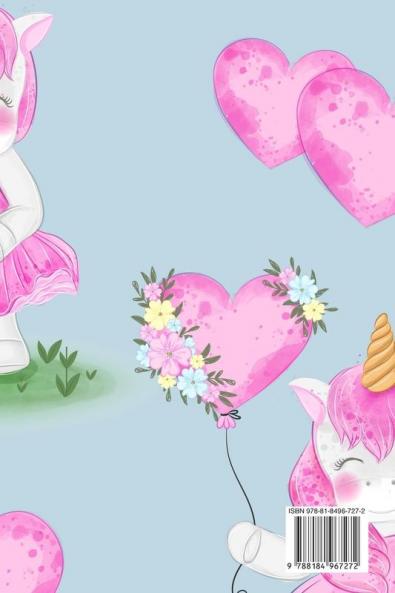 Unicorns Coloring Journal.2 in 1 Stunning Journal for Girls Contains Coloring Pages with Unicorns.