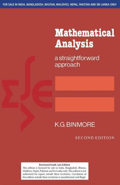 Mathematical Analysis (South Asia Edition)