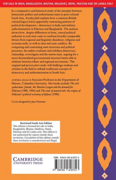 Democracy And Authoritarianism In South Asia (South Asia Edition)