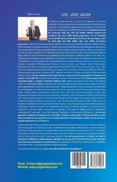 Principles And Practices Of Drug Store Administration