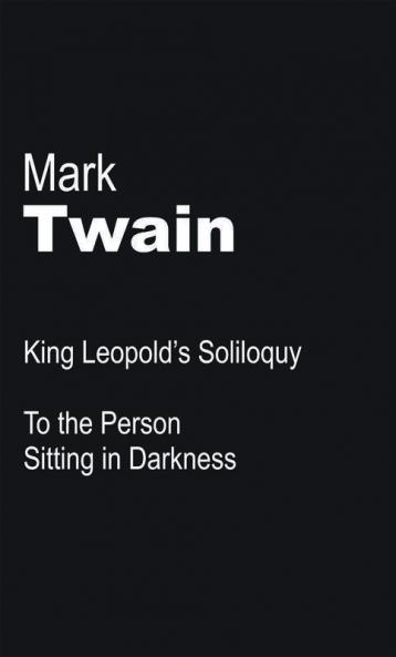 King Leopold's Soliloquy