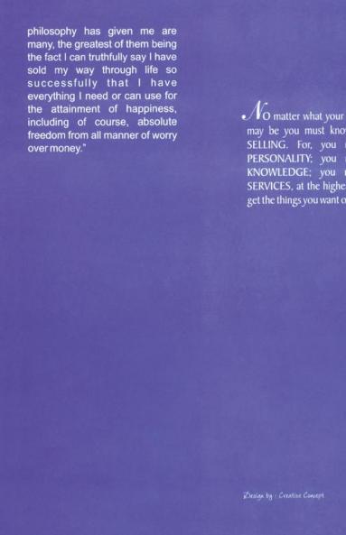 How to Sell Yourself Through Life