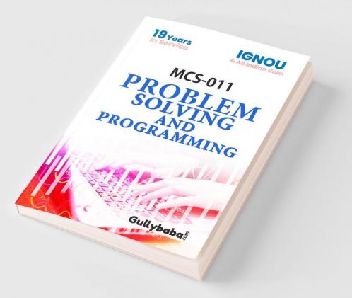 MCS-011 Problem Solving And Programming