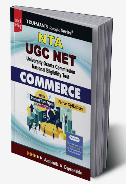 Trueman's UGC NET/SET/JRF Commerce - 2025 Edition | Authentic & Dependable for NTA UGC NET | Includes papers upto 2024