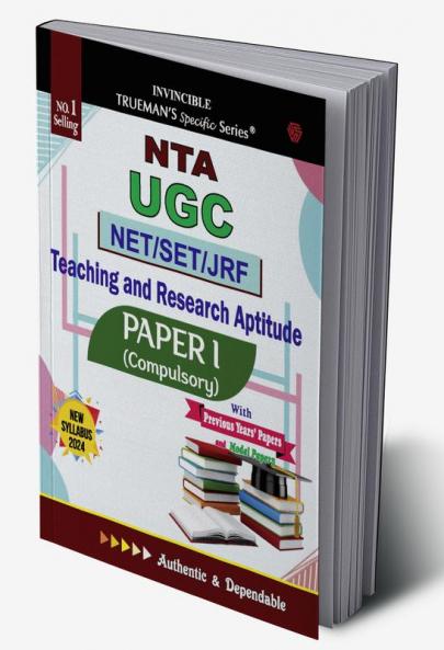 Trueman's NTA UGC NET/SET/JRF Paper I - 2025 Edition | Teaching & Research Aptitude | Includes papers upto 2024