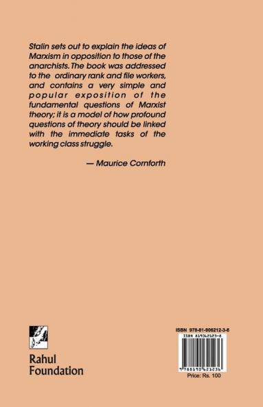 Anarchism Or Socialism