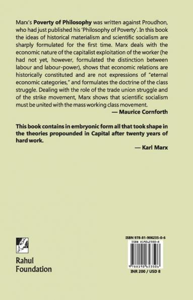 The Poverty of Philosophy