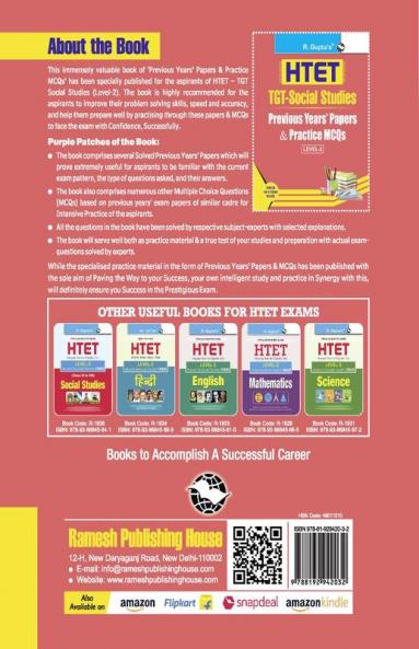 HTET (TGT- Social Studies)—Previous Years' Papers & Practice MCQs (Level-2)