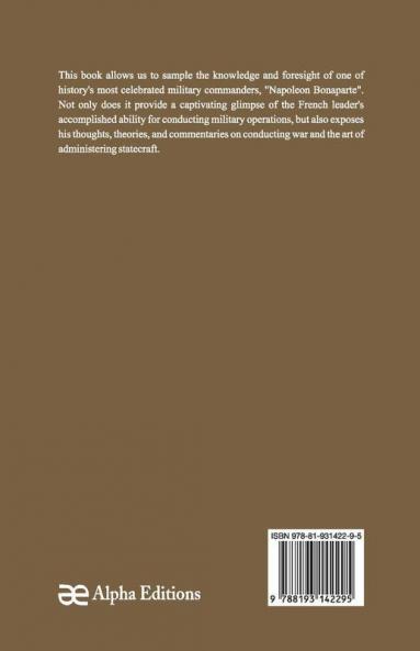Military Maxims Of Napoleon
