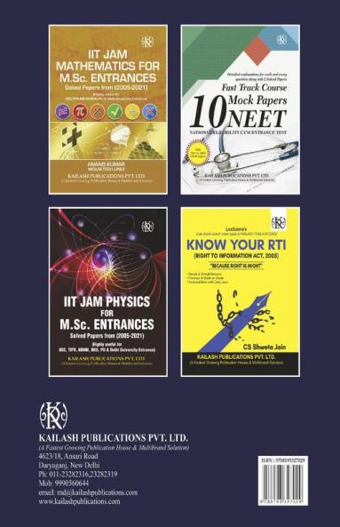 IIT JAM Chemistry For M.Sc. Entrance: Solved Papers (2005-2018)