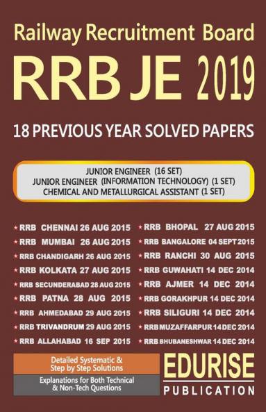 RRB Junior Engineer 2019 18 Previous Year Solved Papers