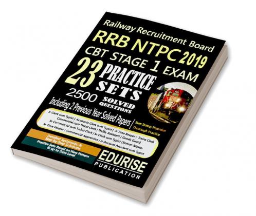 RRB NTPC 2019 CBT Stage 1 Exam 23 Practice Sets