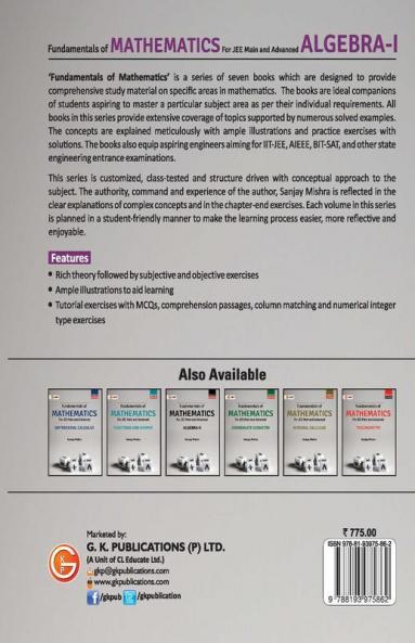 Fundamentals of Mathematics - Algebra - I