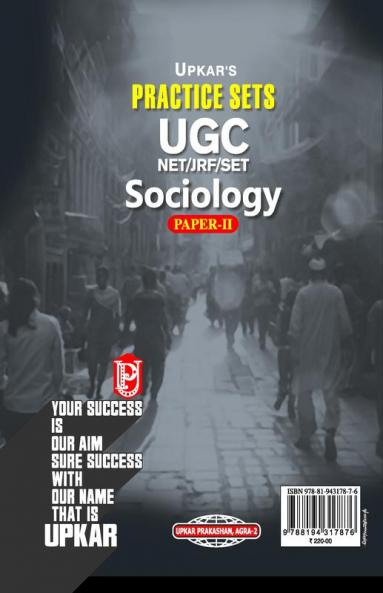 Practice Sets UGC NET/JRF/SET Sociology (Paper-II)