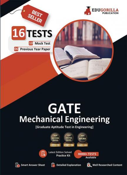 GATE Mechanical Engineering Exam Prep Book 2022 | 10 Full-length Mock Tests + 6 Previous Year Papers | Free Access to Online Tests