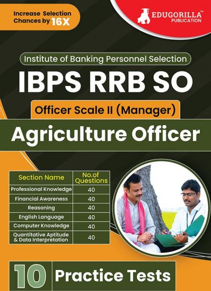 IBPS RRB SO Agriculture Officer Scale 2 Exam 2024 (English Edition) - 10 Full Length Practice Mock Tests (2400+ MCQs) with Free Access to Online Test Series
