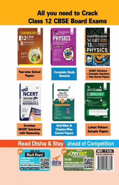 Chapter-wise NCERT + Exemplar + PAST 13 Years Solutions for CBSE Class 12 Physics 7th Edition