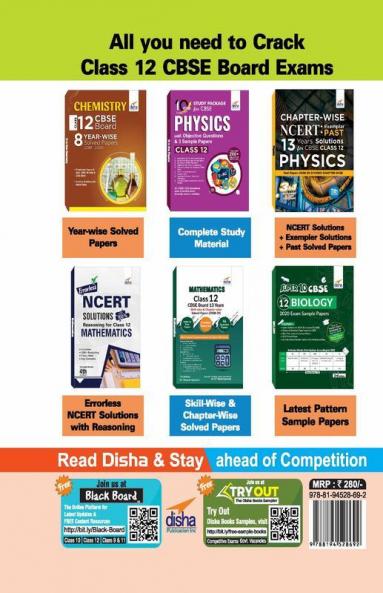 Chapter-wise NCERT + Exemplar + PAST 13 Years Solutions for CBSE Class 12 Biology 7th Edition
