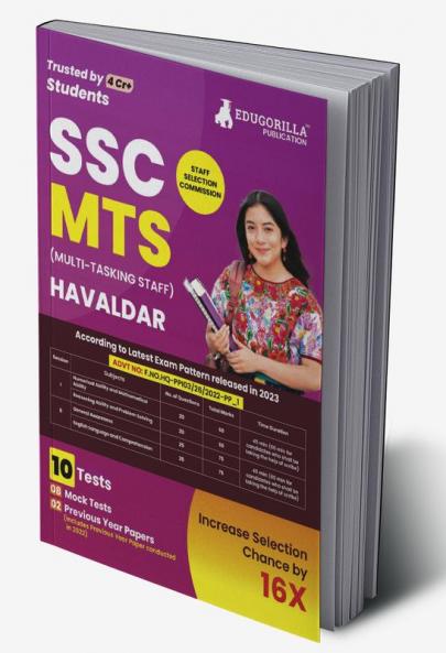 SSC MTS & Havaldar Recruitment Exam 2024 : Multi Tasking Staff (English Edition) - 8 Mock Tests and 2 Previous Year Papers with Free Access to Online Tests