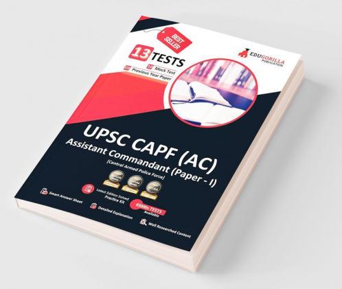 UPSC CAPF AC (Assistant Commandant) Paper-1 Exam 2023 (English Edition) - 10 Full Length Mock Tests and 3 Previous Year Papers (1600 Solved Questions) with Free Access to Online Tests