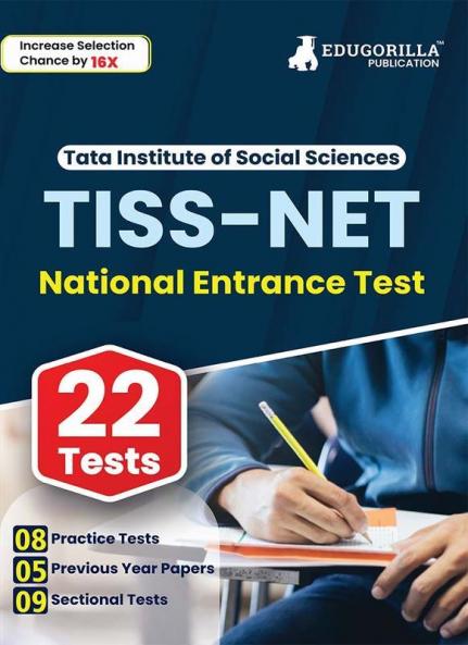 TISS-NET Exam Preparation Book 2023 - 8 Full Length Mock Tests 9 Sectional Tests and 5 Previous Year Papers (1600+ Solved Questions) with Free Access to Online Tests