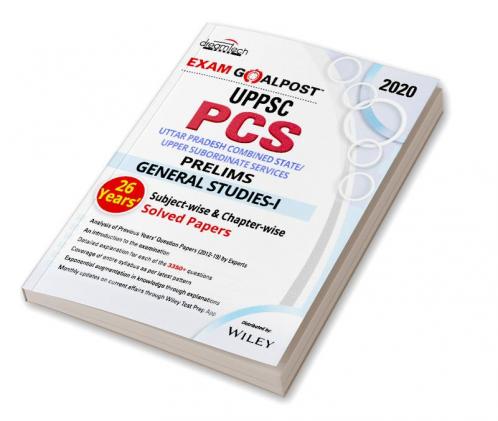 UPPSC PCS Exam Goalpost Prelims General Studies-I 26 Years Solved Papers 2020